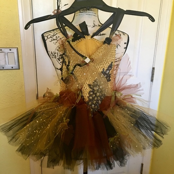 WOODLAND FAIRY couture tutu dress/costume - Picture 6 of 8